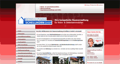 Desktop Screenshot of hausverwaltung-schellhorn.de